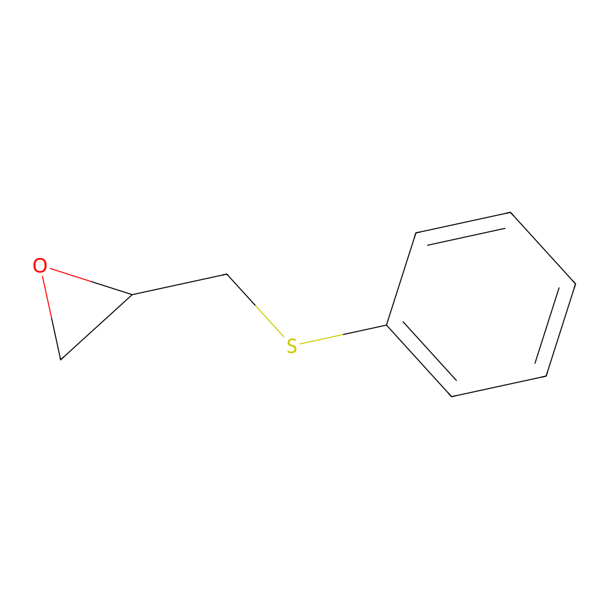 2-((Phenylsulfanyl)methyl)oxirane molecular structure, CAS 5296-21-9