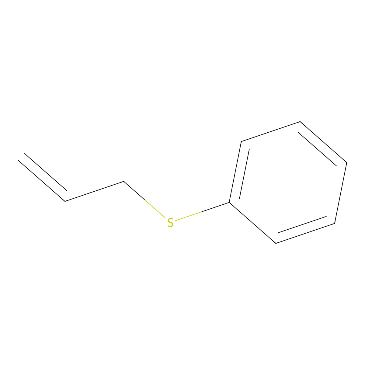 S-Allylthiobenzene molecular structure, CAS 5296-64-0