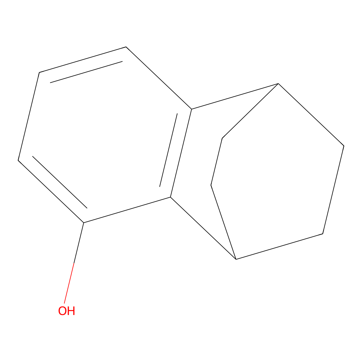 5-Hydroxy-1,2,3,4-tetrahydro-1,4-ethano-naphthalene molecular structure, CAS 52960-97-1
