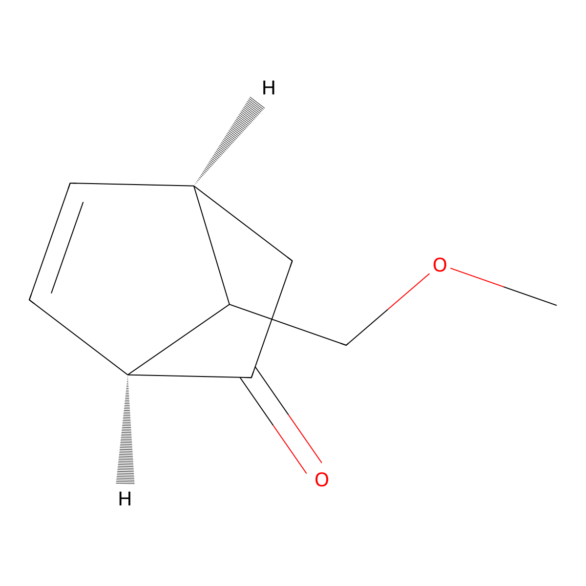 7-Syn-methoxymethylnorborn-5-en-2-one molecular structure, CAS 52962-99-9