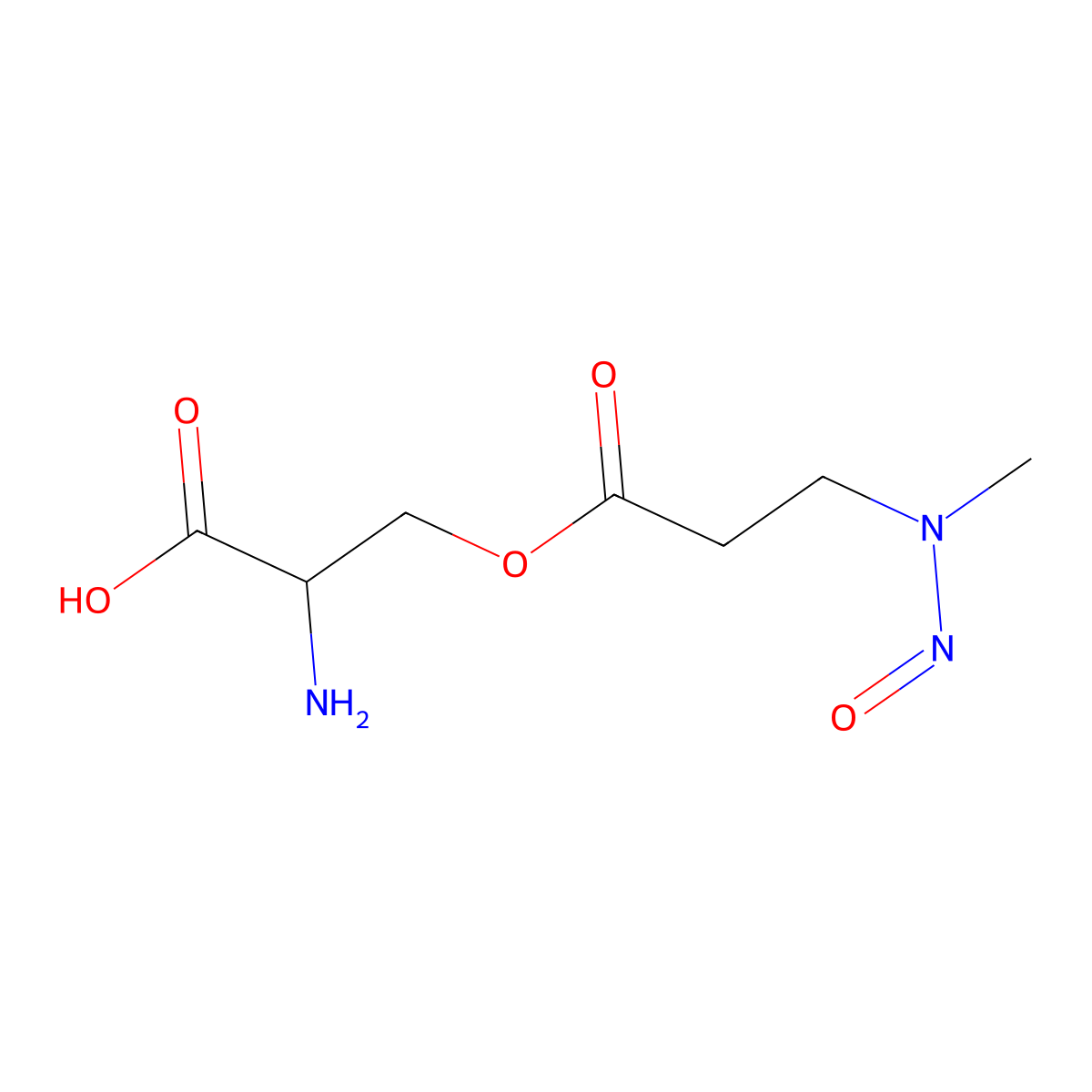 Alanoser molecular structure, CAS 52977-61-4