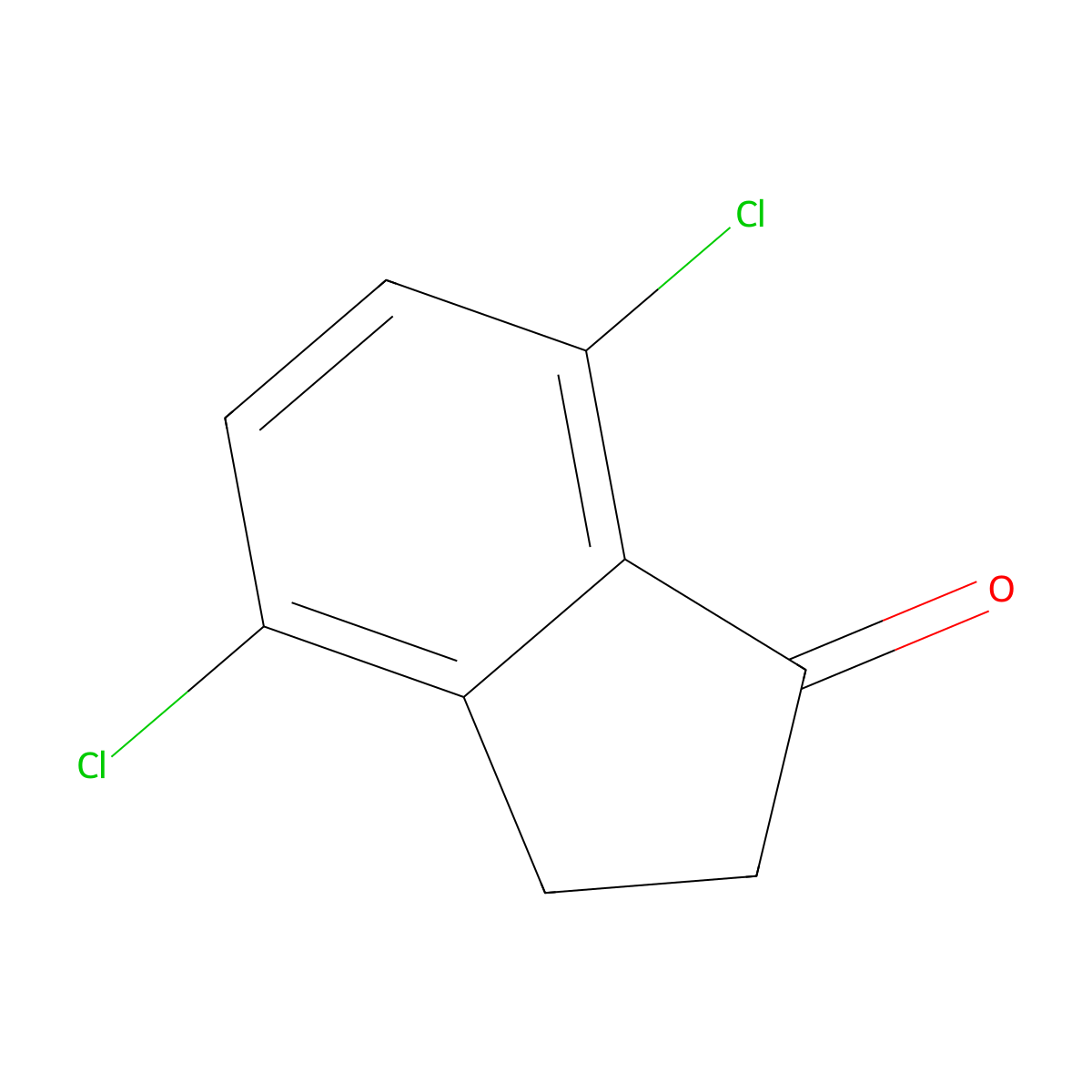 4,7-Dichloro-1-indanone molecular structure, CAS 52977-63-6