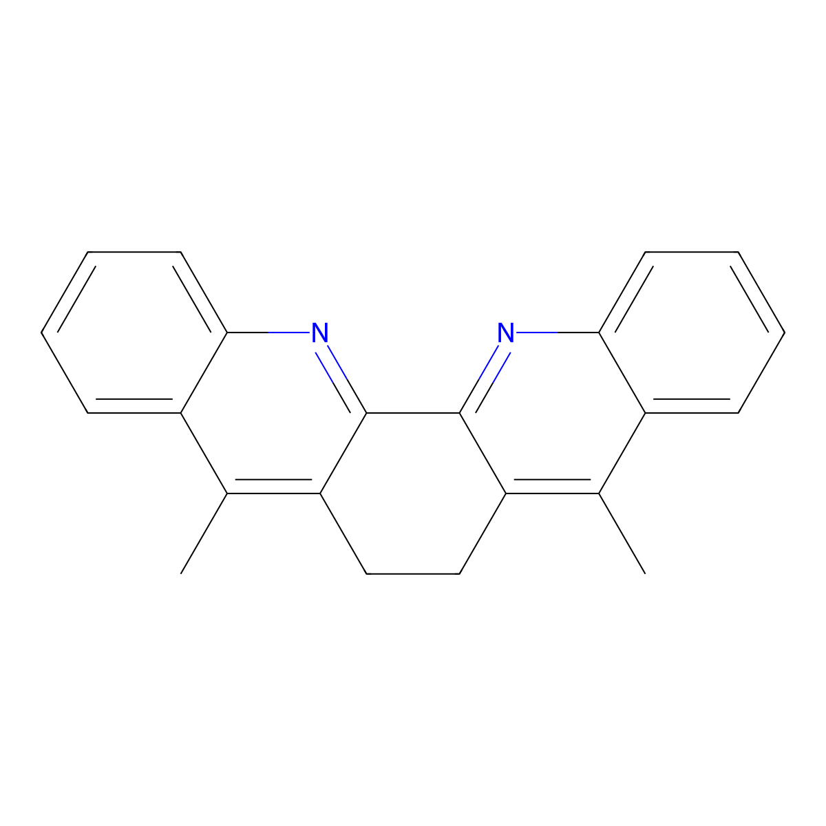 6,7-Dihydro-5,8-dimethyl-dibenzo(b,j)(1,10)phenanthroline molecular structure, CAS 5298-71-5