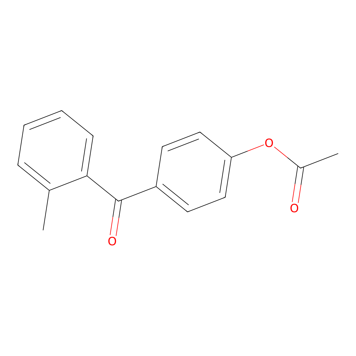 4-Acetoxy-2'-methylbenzophenone molecular structure, CAS 52981-06-3