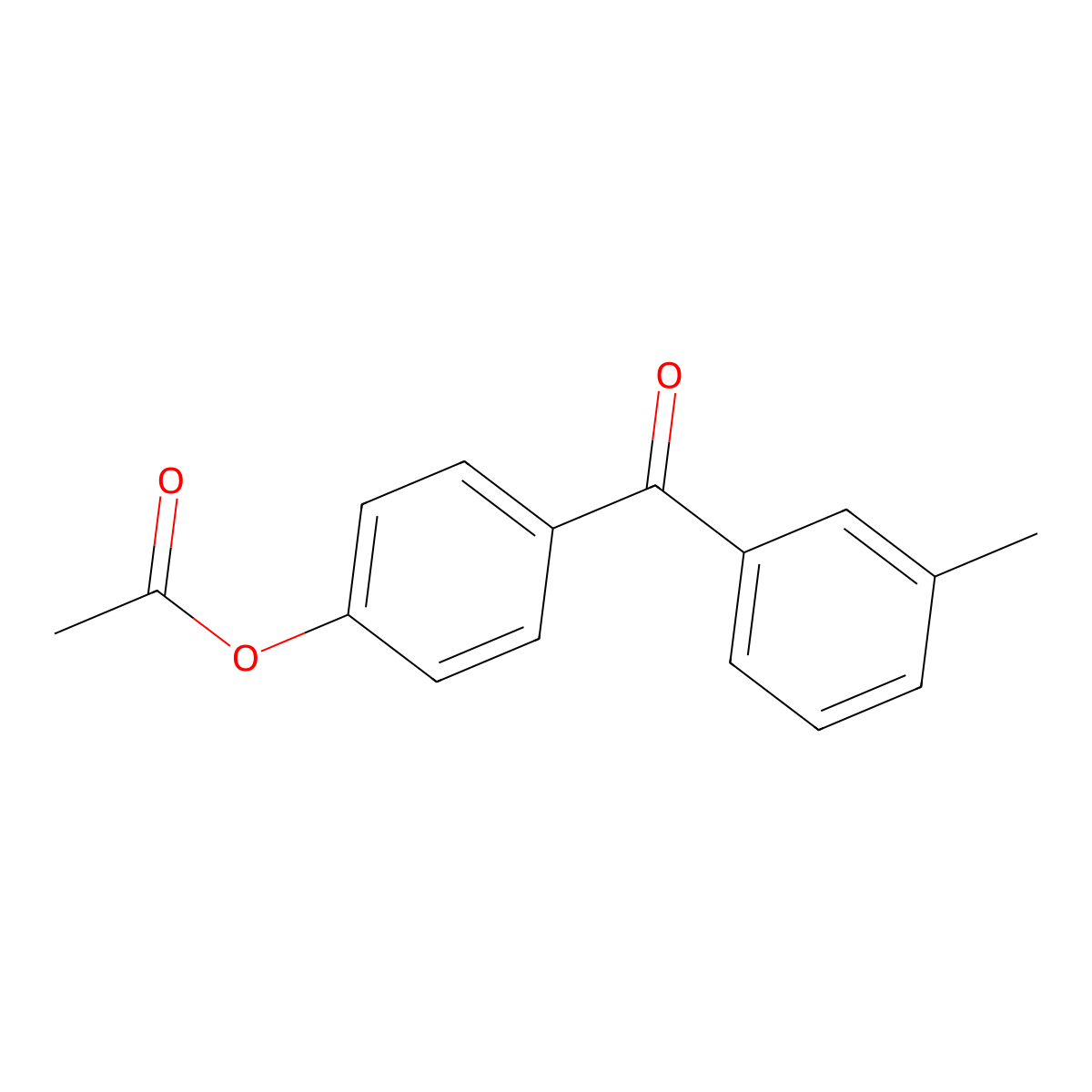 4-Acetoxy-3'-methylbenzophenone molecular structure, CAS 52981-07-4