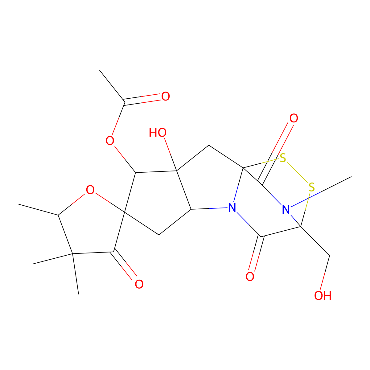 Sirodesmin A molecular structure, CAS 52988-50-8