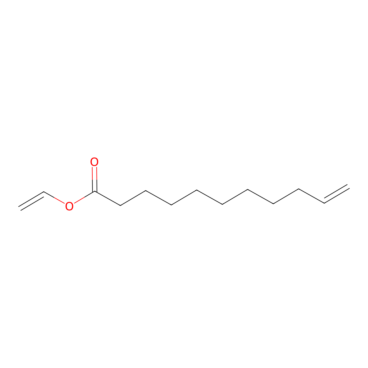 10-Undecenoic Acid Vinyl Ester molecular structure, CAS 5299-57-0