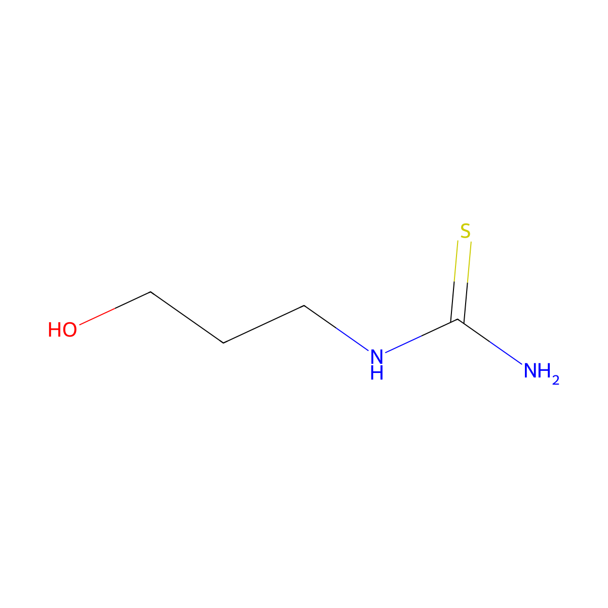 1-(3-Hydroxypropyl)thiourea molecular structure, CAS 52992-37-7