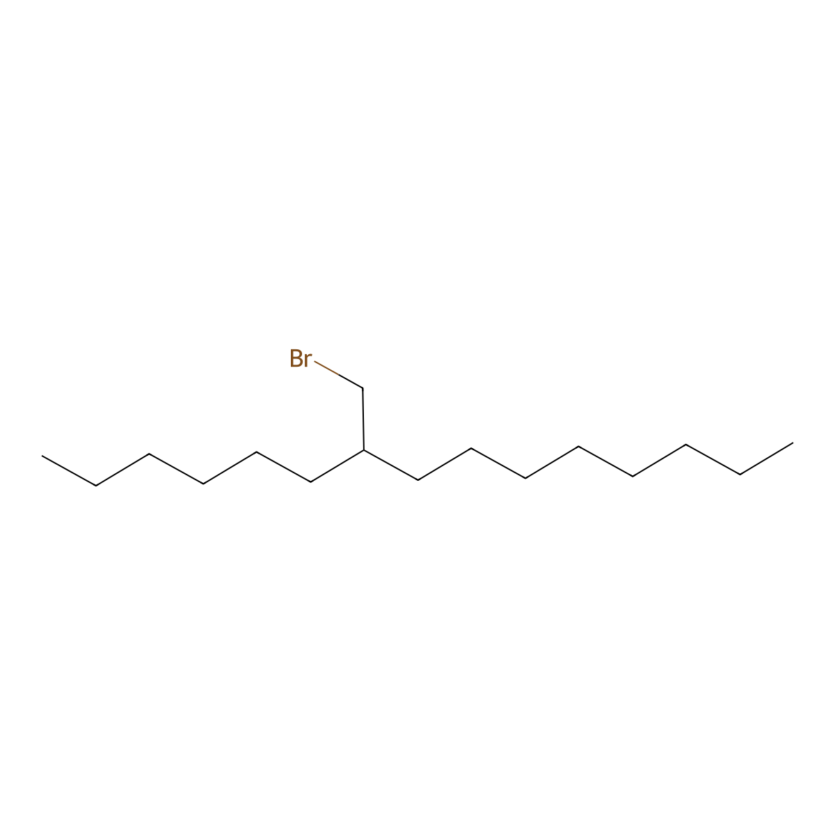 Pentadecane, 7-(bromomethyl)- molecular structure, CAS 52997-43-0