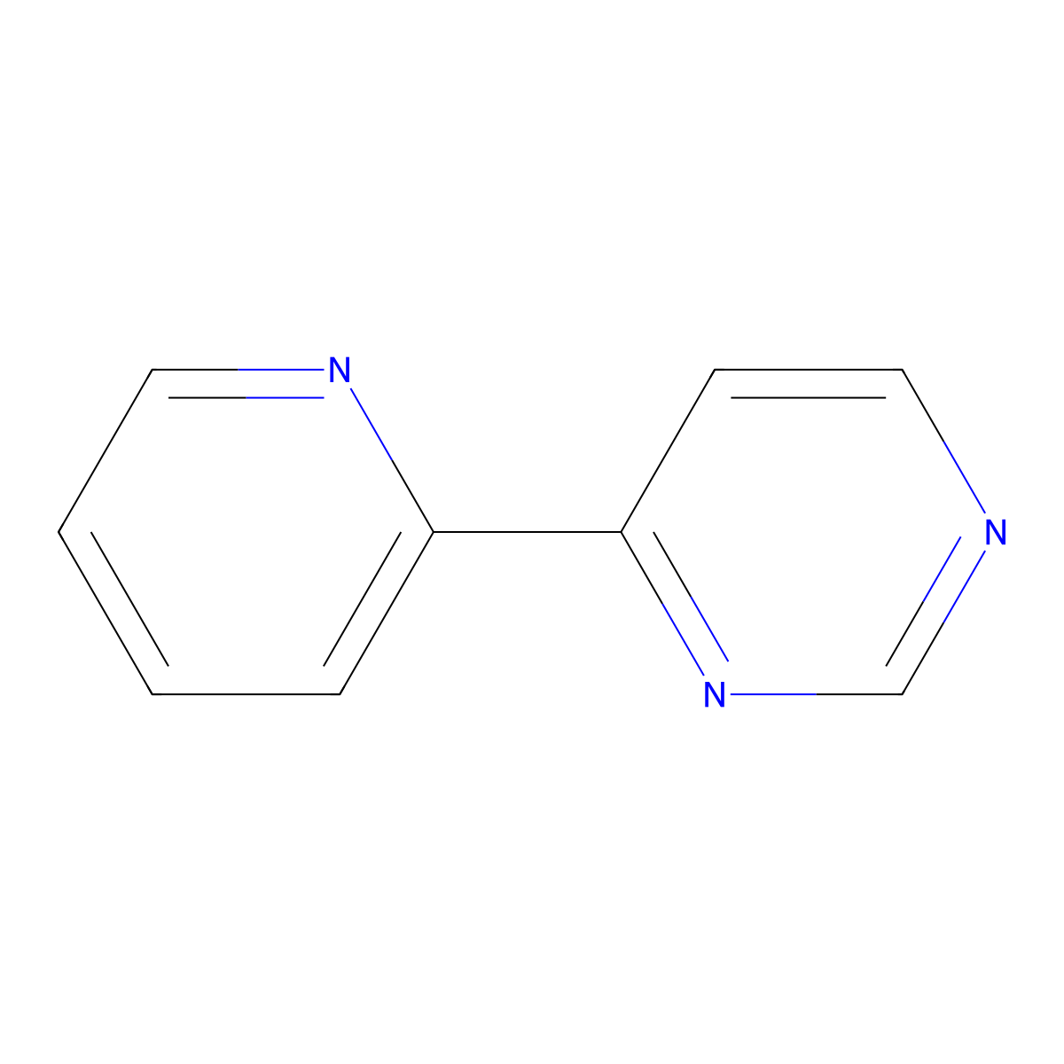 4-(Pyridin-2-yl)pyrimidine molecular structure, CAS 52997-82-7