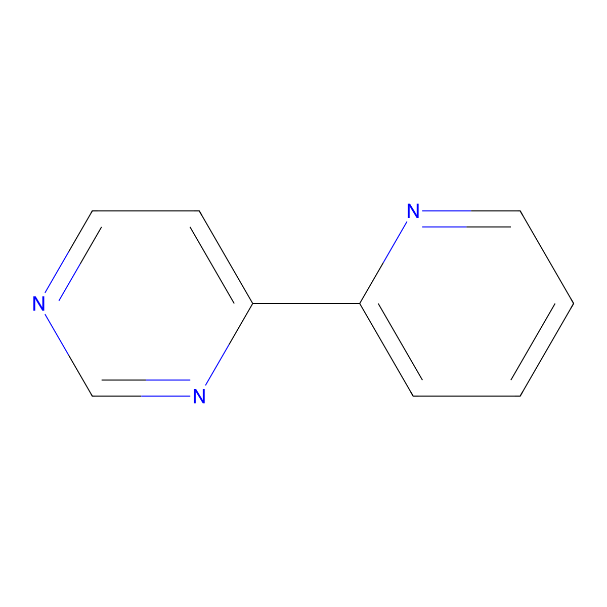 4-(Pyridin-2-yl)pyrimidine molecular structure, CAS 52997-82-7