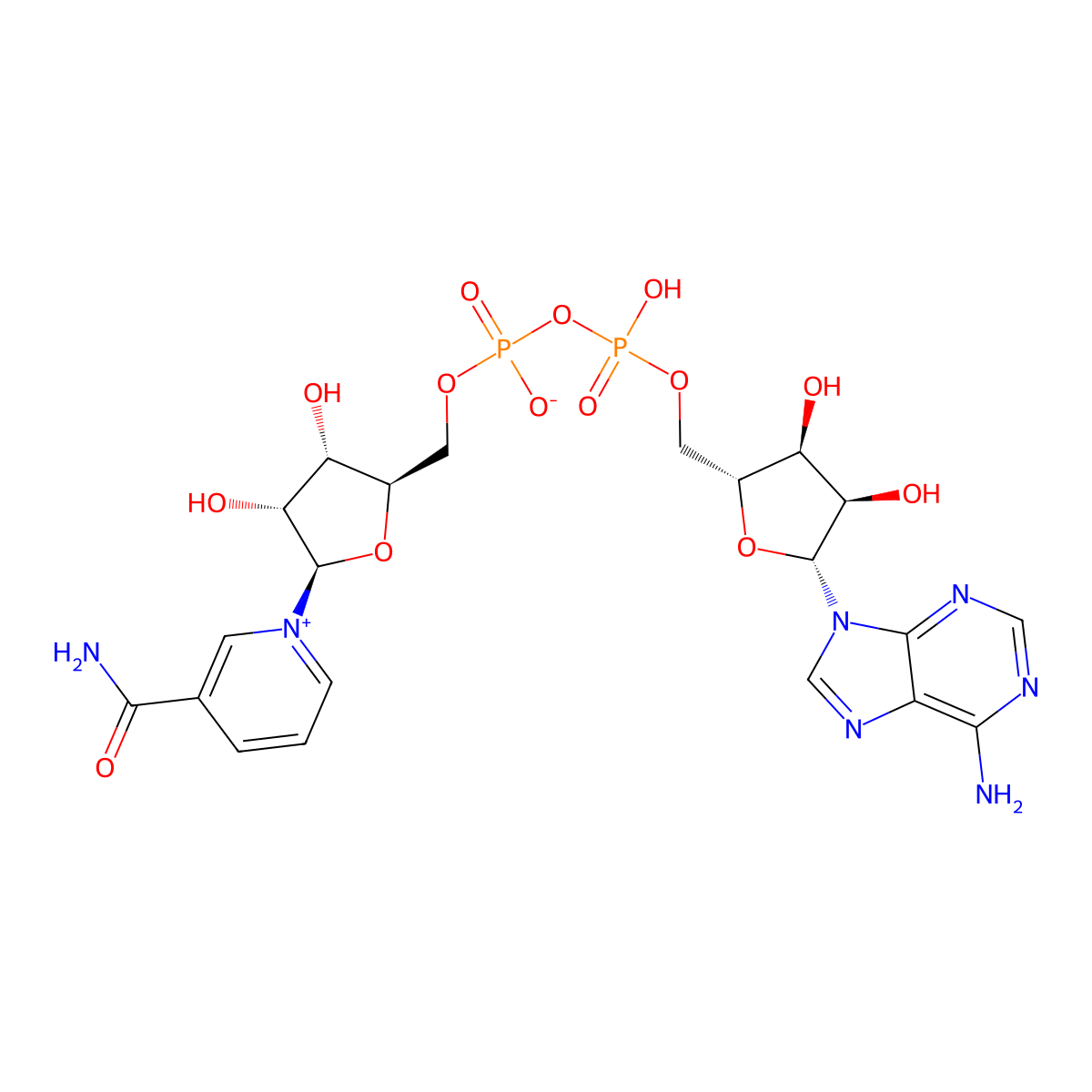 Nadide molecular structure, CAS 53-84-9