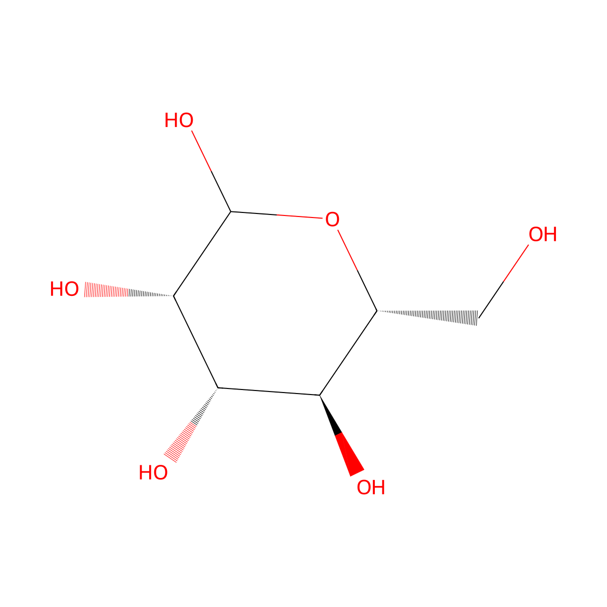 D-Mannose molecular structure, CAS 530-26-7