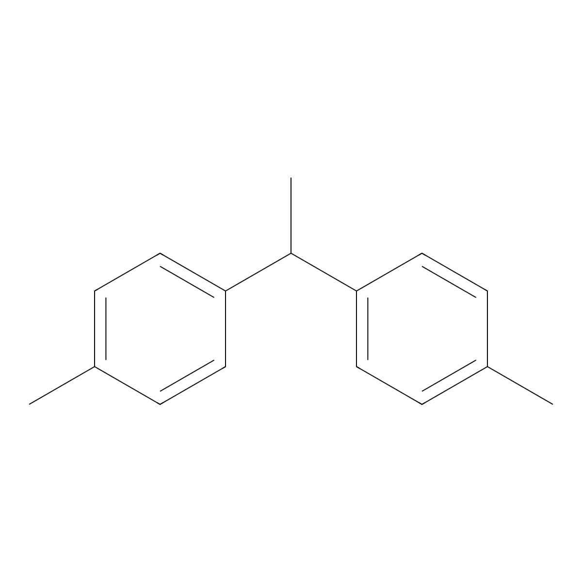 1,1-Di-p-tolylethane molecular structure, CAS 530-45-0
