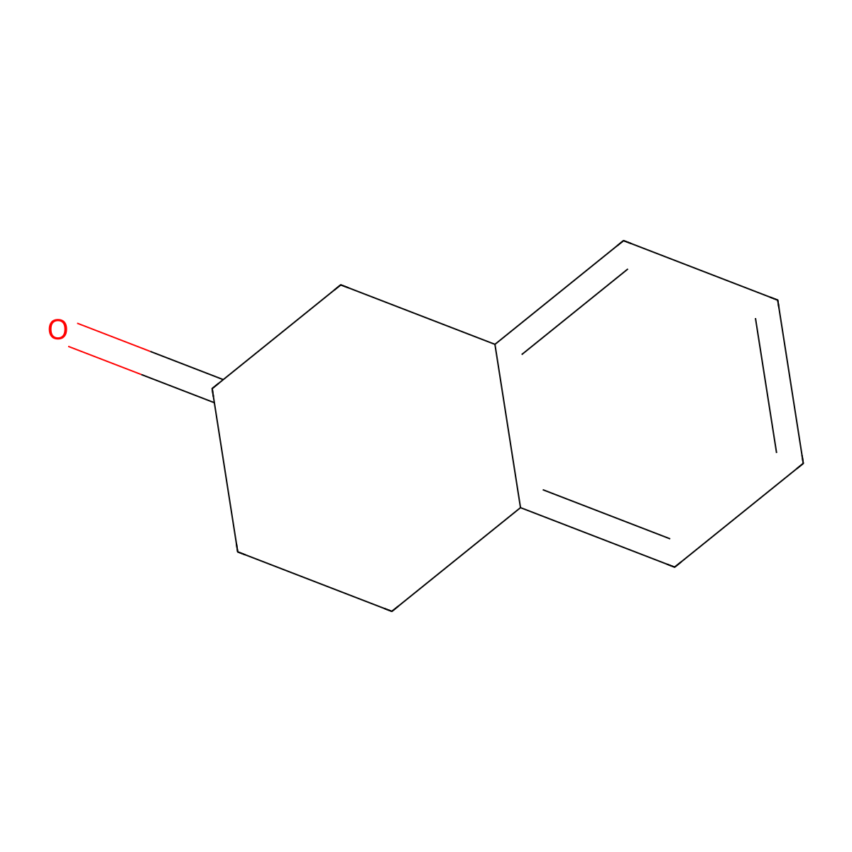 2-Tetralone molecular structure, CAS 530-93-8