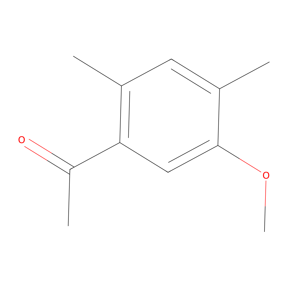 1-(5-Methoxy-2,4-dimethylphenyl)ethanone molecular structure, CAS 53005-51-9