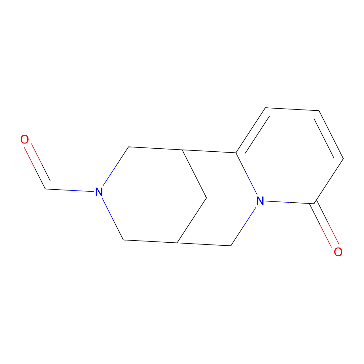 N-Formylcytisine molecular structure, CAS 53007-06-0