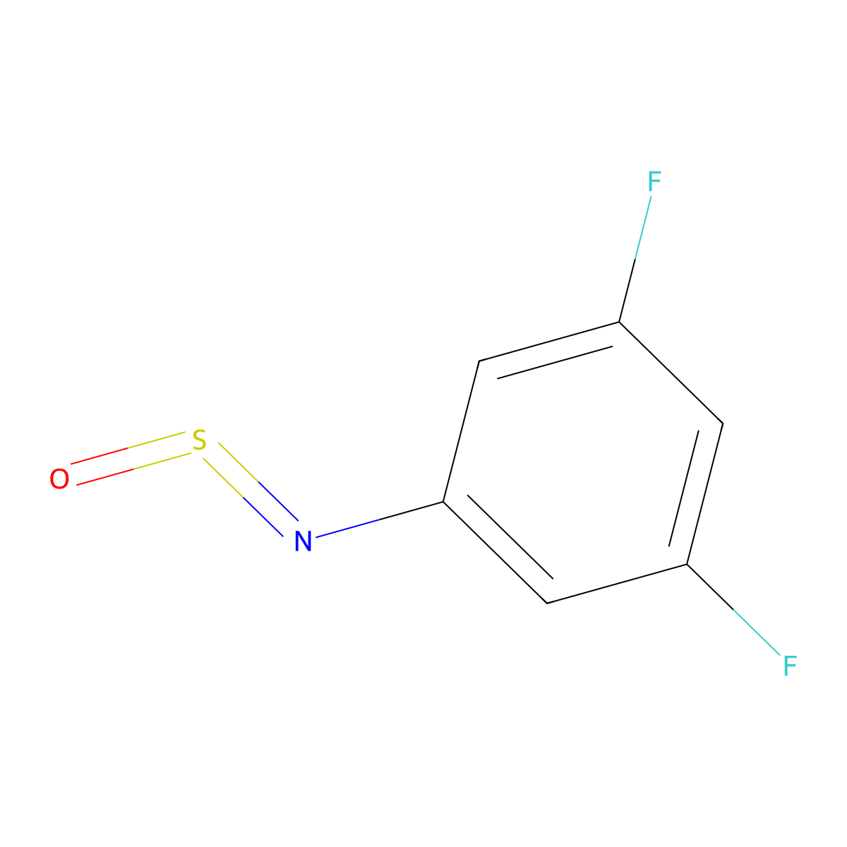 1,3-Difluoro-5-(sulfinylamino)benzene molecular structure, CAS 530102-73-9