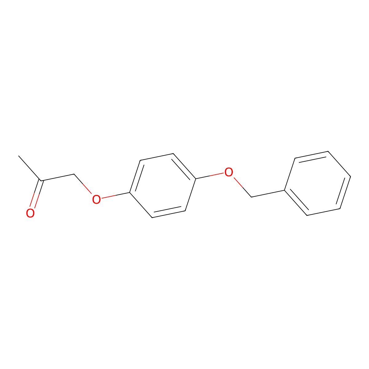 (4-(Benzyloxy)-phenoxy)-2-propanone molecular structure, CAS 53012-35-4