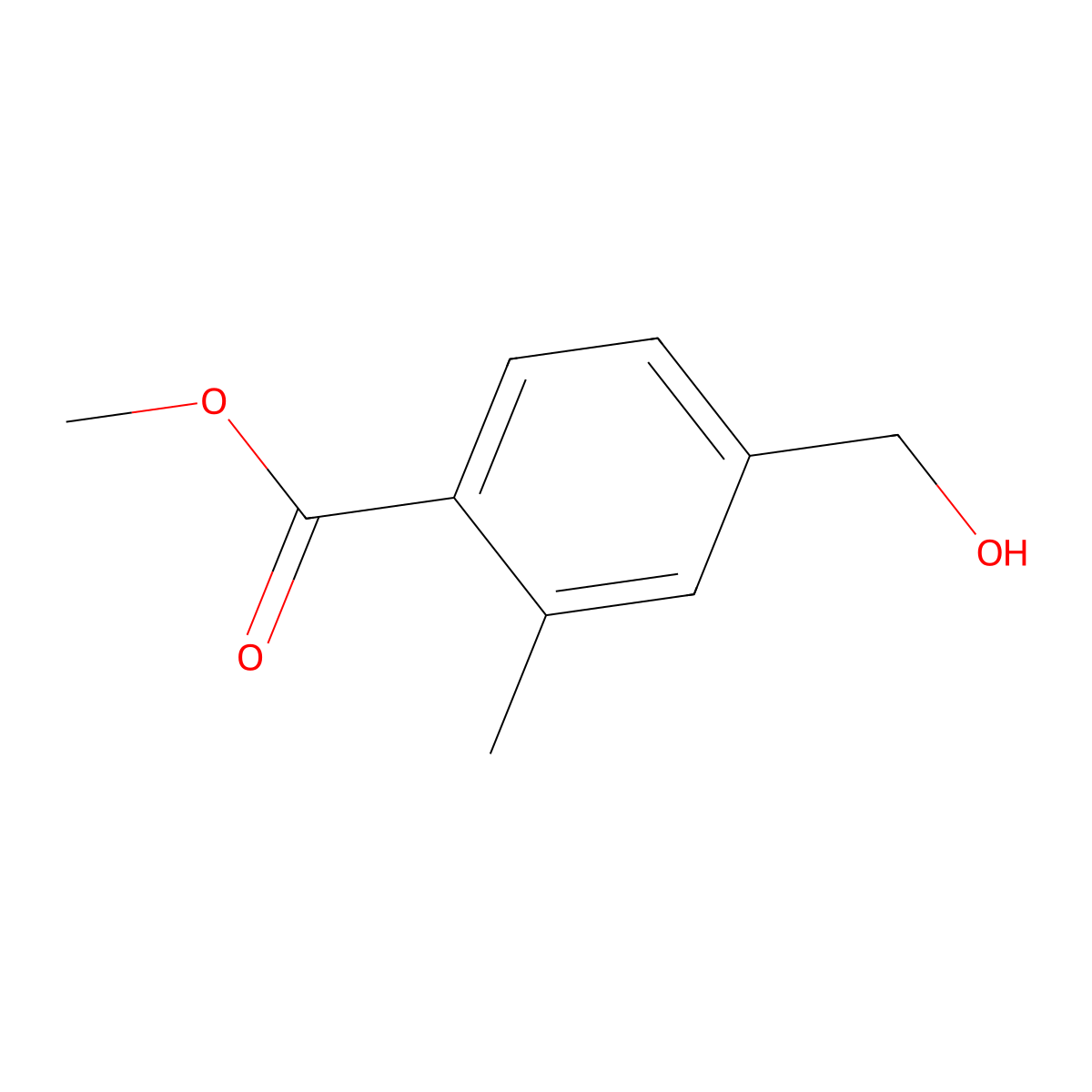 Methyl 4-(hydroxymethyl)-2-methylbenzoate molecular structure, CAS 530145-28-9