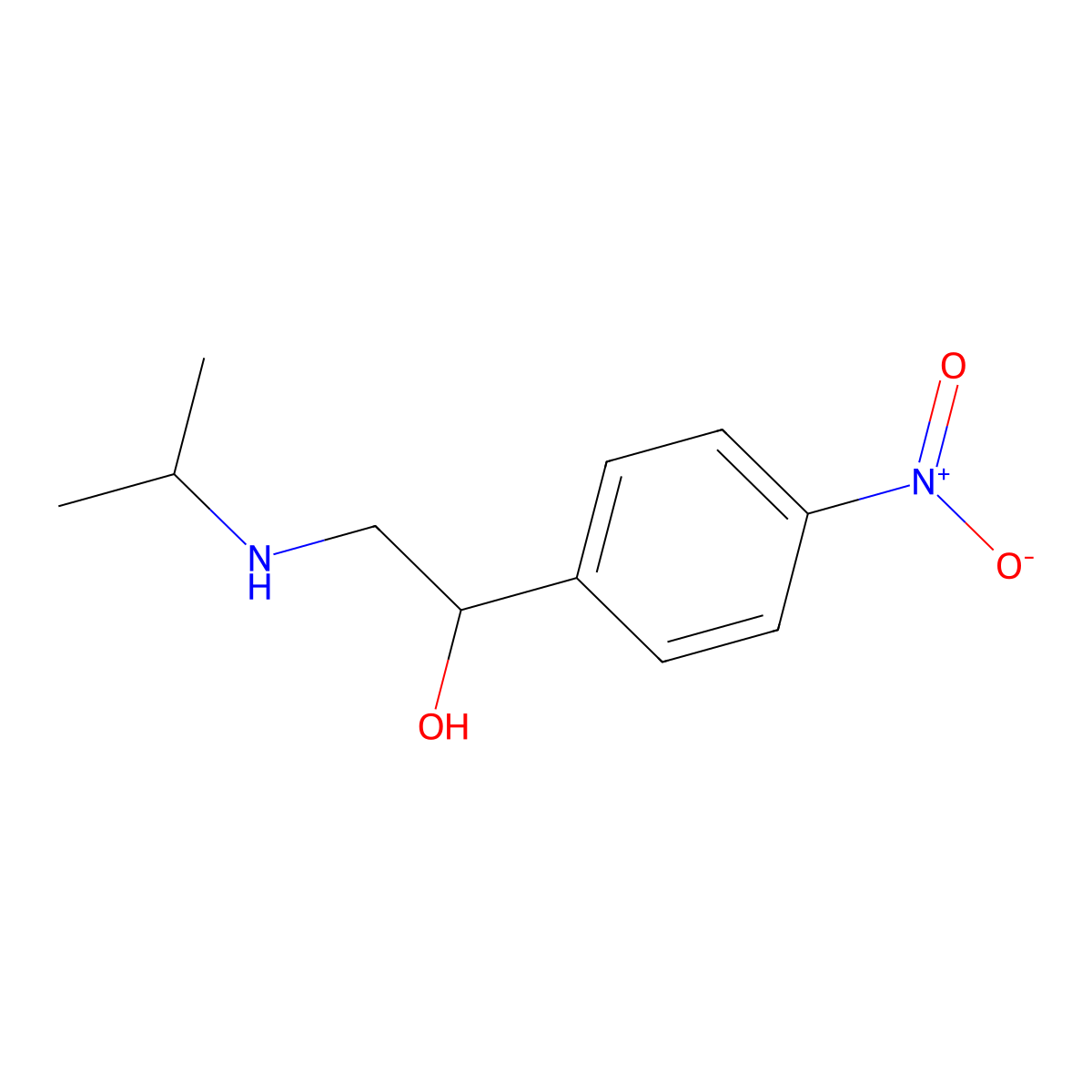 nifenalol, (R)- molecular structure, CAS 5302-35-2