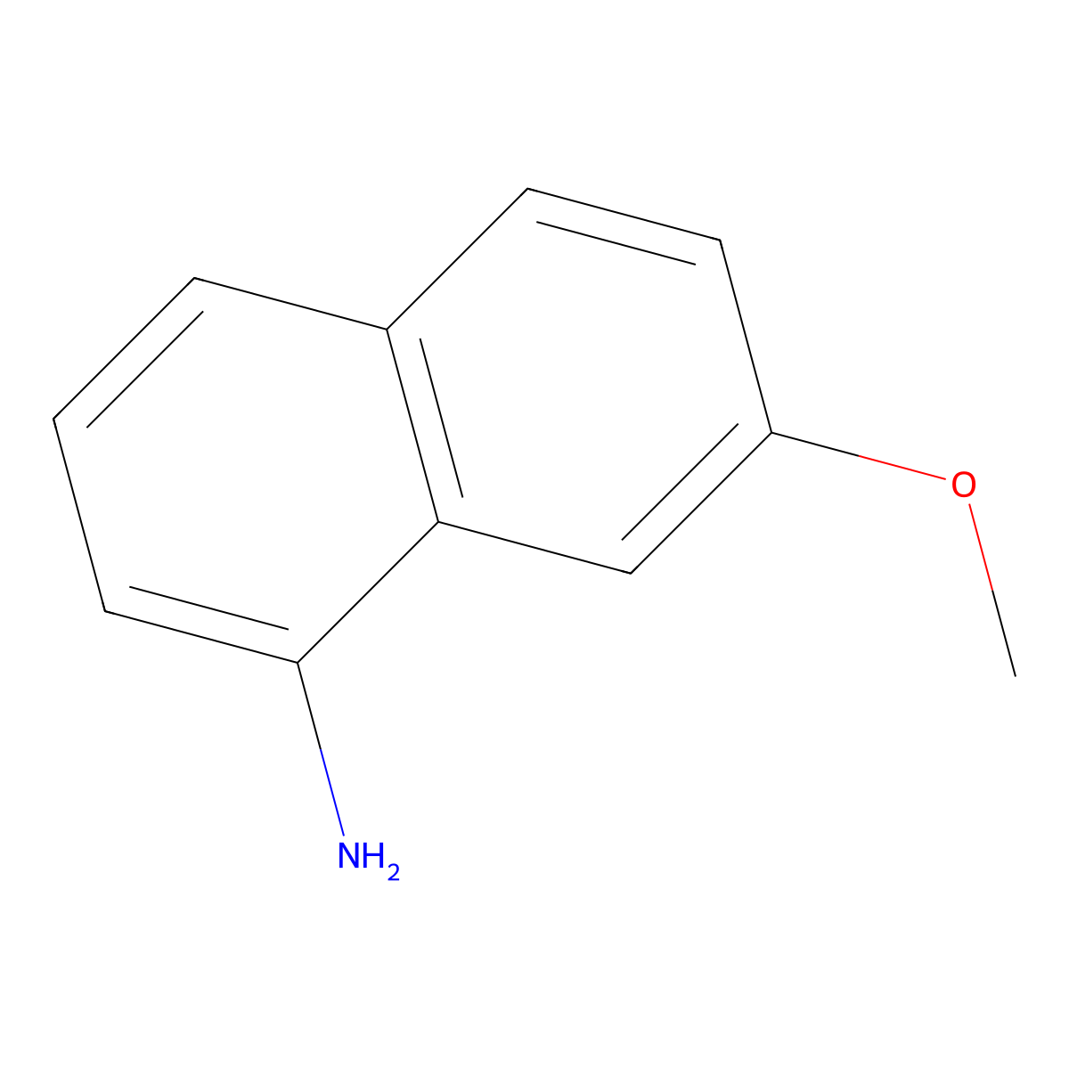 7-Methoxynaphthalen-1-amine molecular structure, CAS 5302-79-4