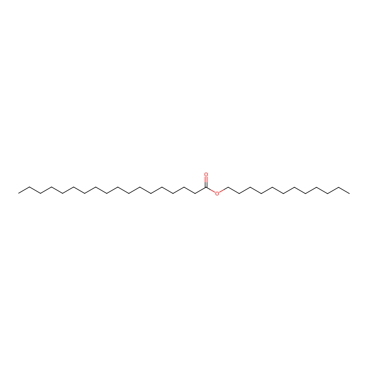 Lauryl Stearate molecular structure, CAS 5303-25-3