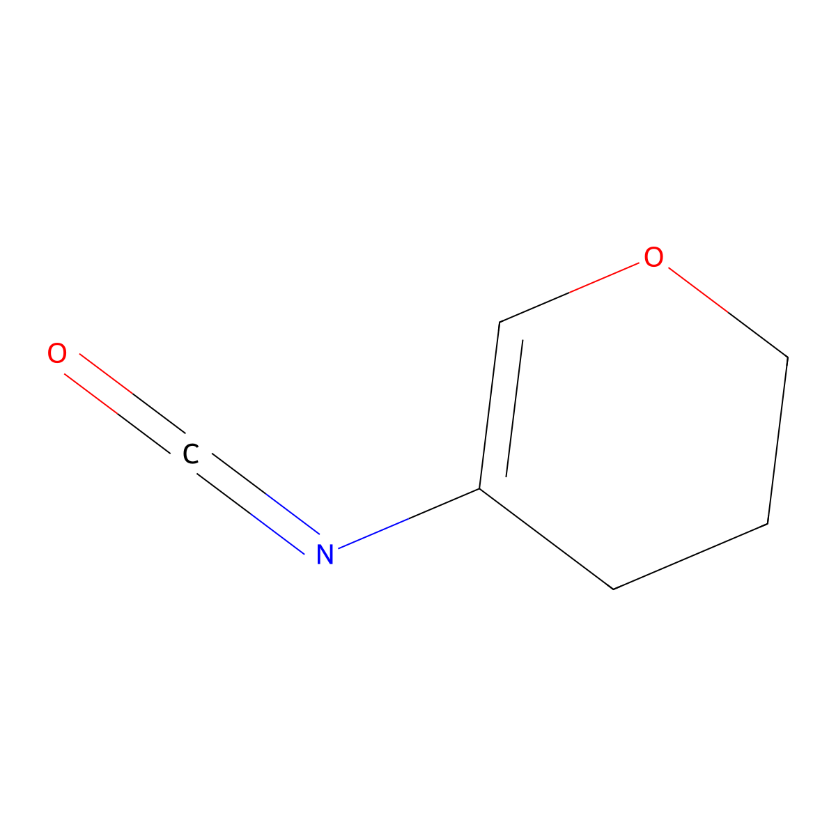 5-isocyanato-3,4-dihydro-2H-pyran molecular structure, CAS 53035-98-6