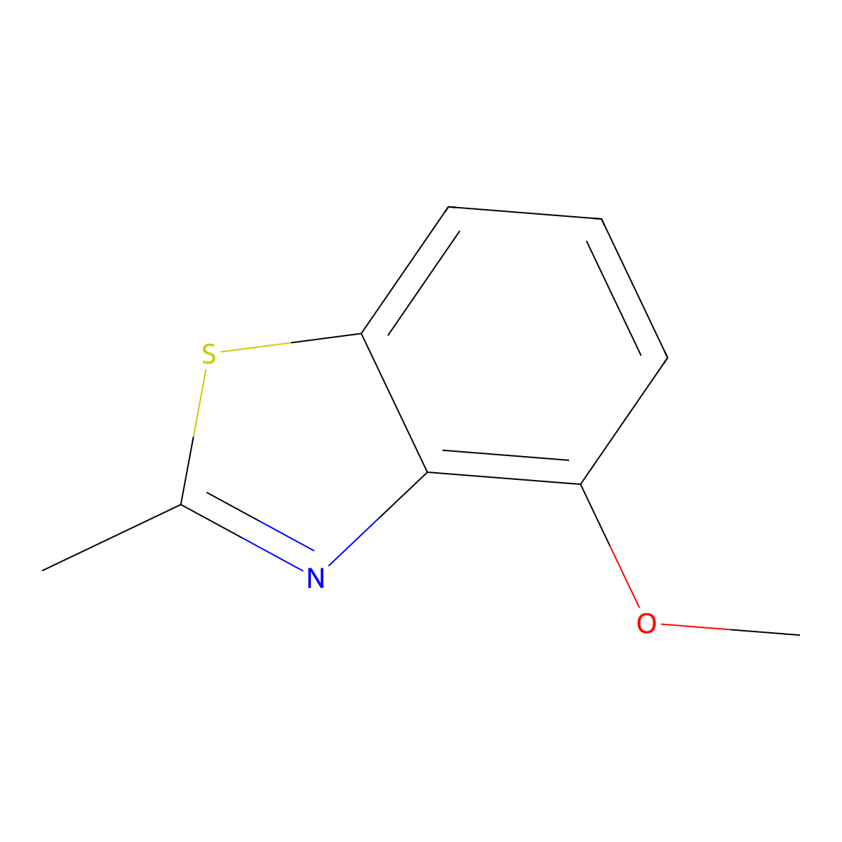 4-Methoxy-2-methylbenzo[d]thiazole molecular structure, CAS 5304-19-8
