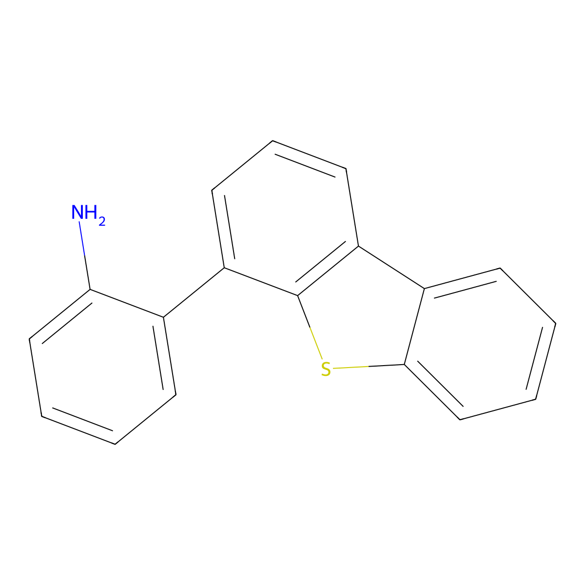 2-(Dibenzo[b,d]thiophen-4-yl)aniline molecular structure, CAS 530403-06-6