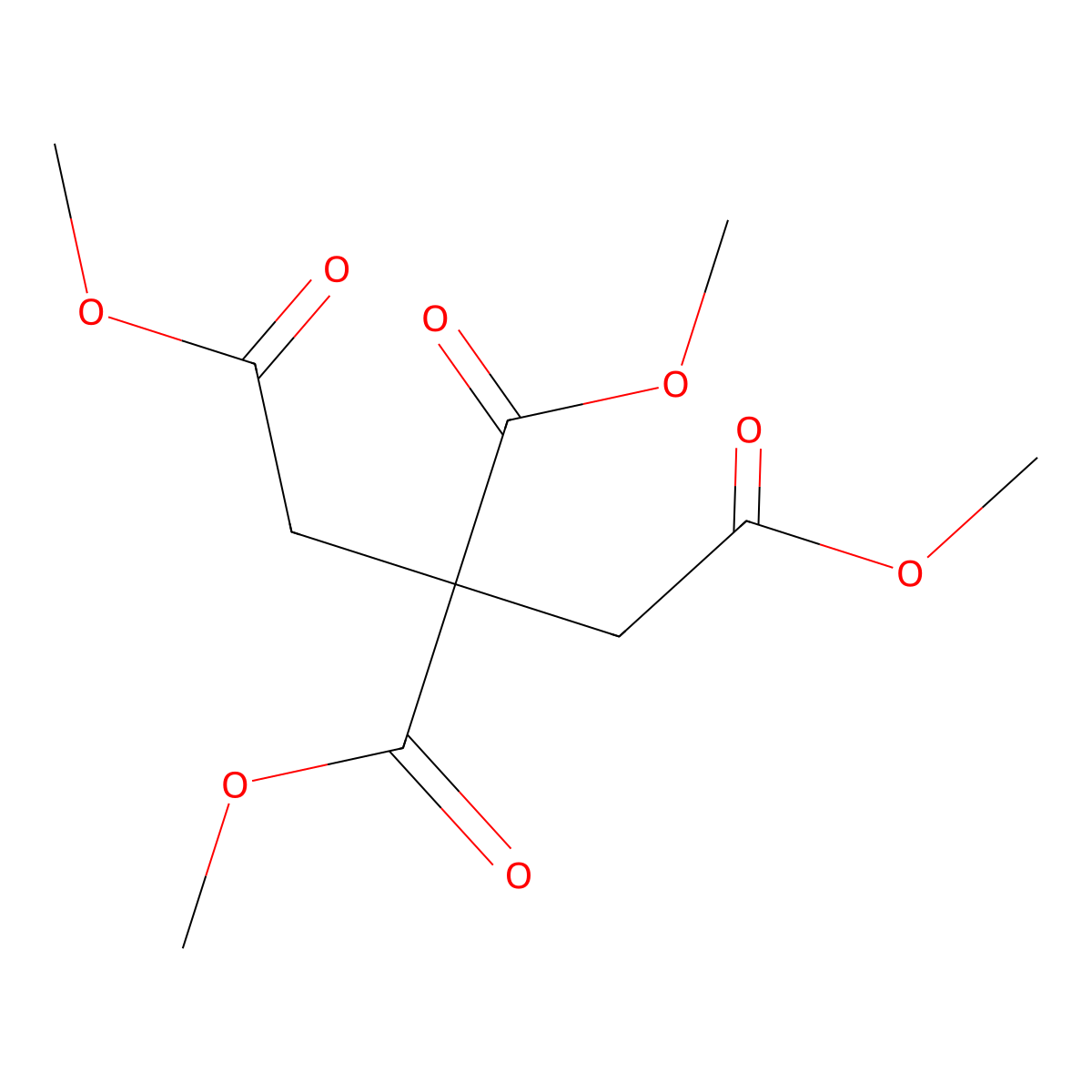 1,2,2,3-Tetramethyl 1,2,2,3-propanetetracarboxylate molecular structure, CAS 53046-85-8