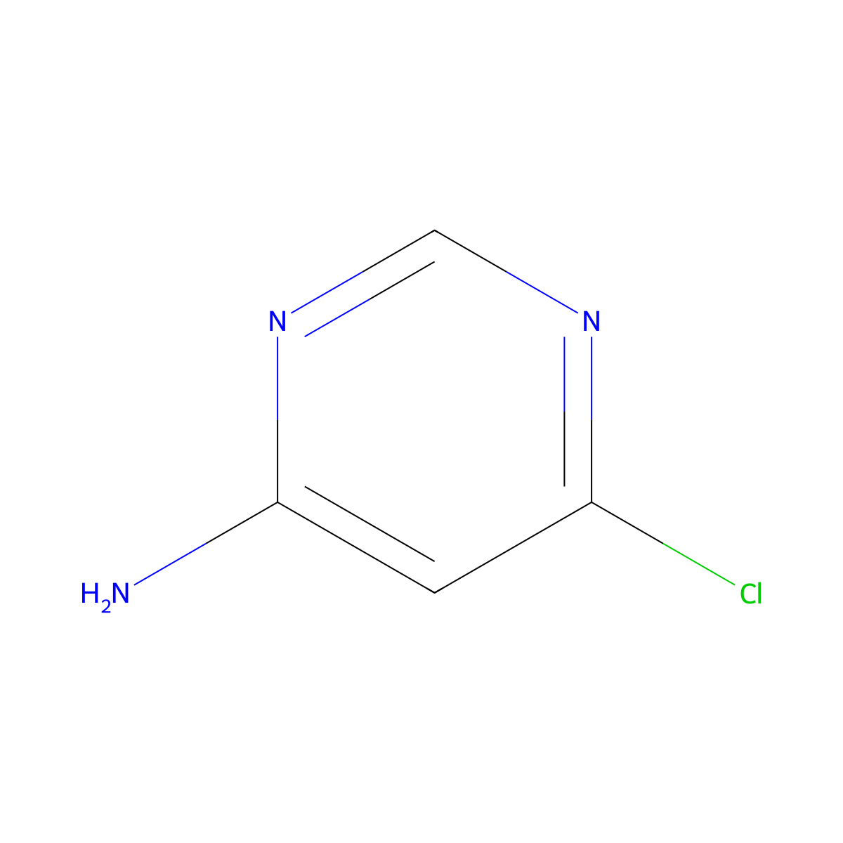 4-Amino-6-chloropyrimidine molecular structure, CAS 5305-59-9