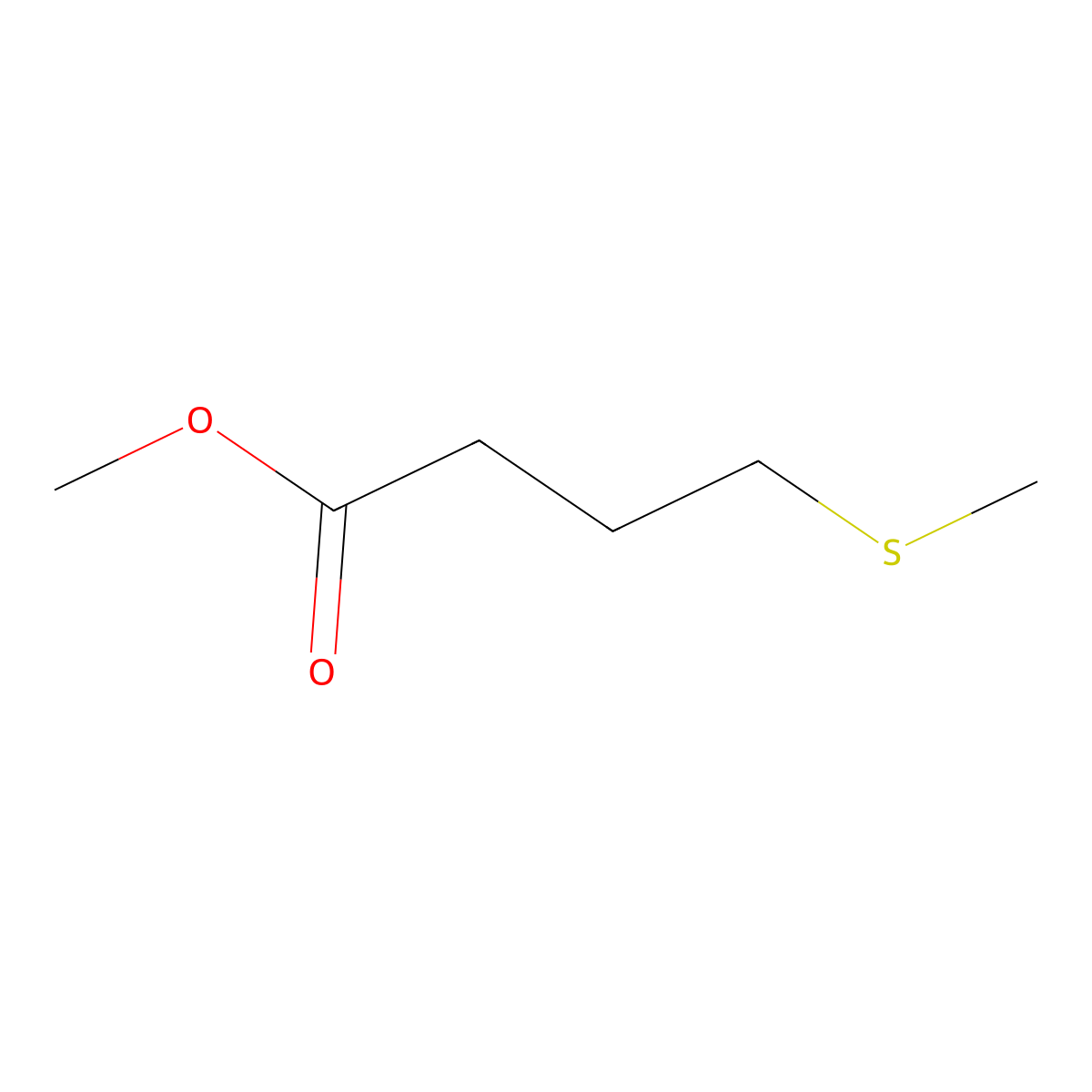 Methyl 4-(methylthio)butyrate molecular structure, CAS 53053-51-3