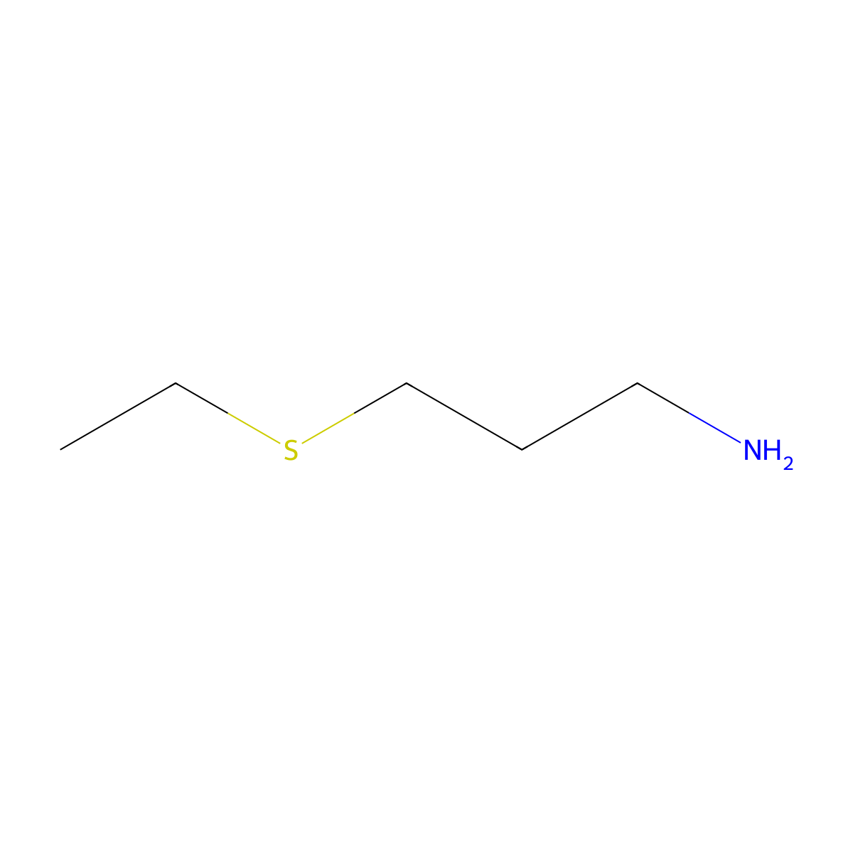 3-(Ethylsulfanyl)propan-1-amine molecular structure, CAS 53056-86-3