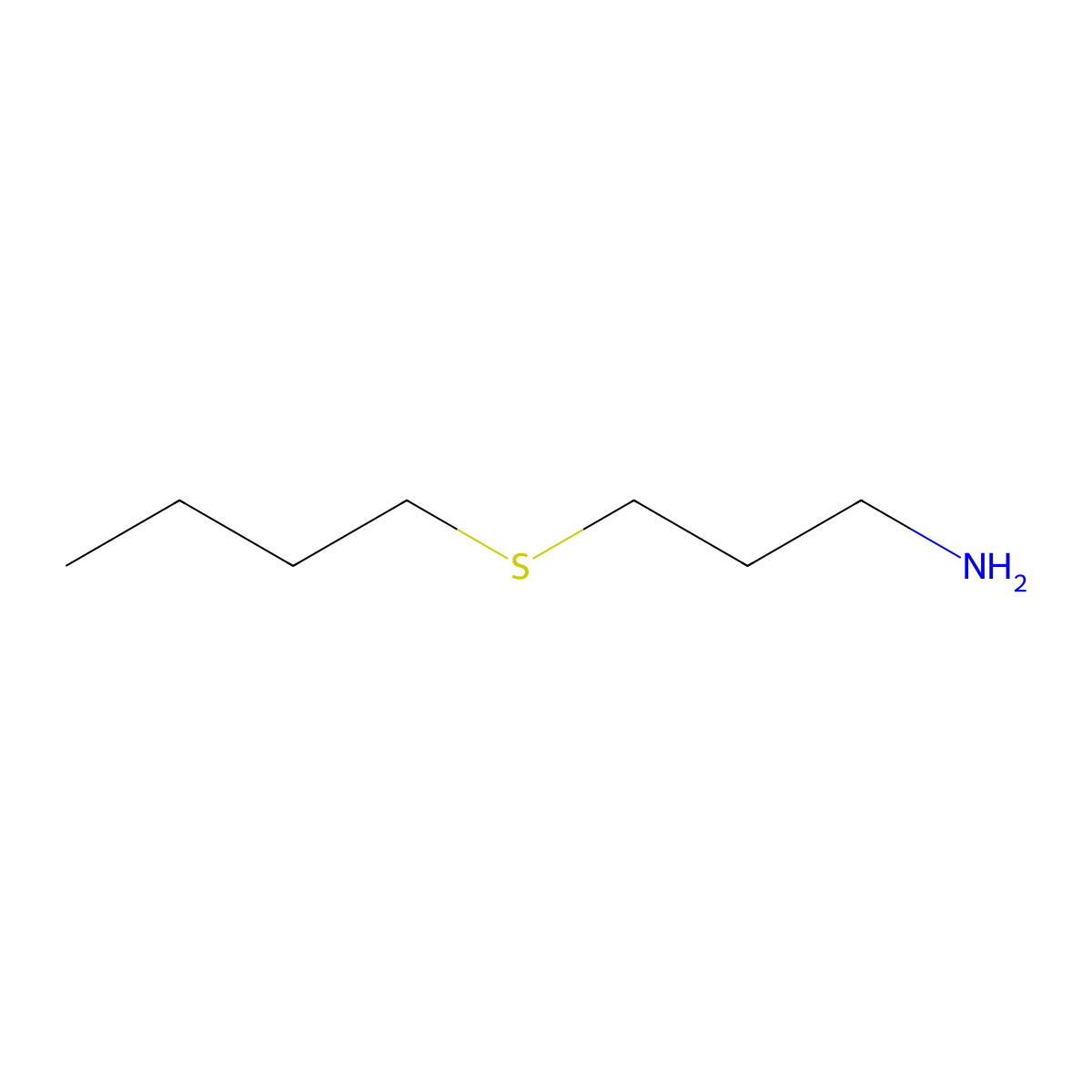[3-(Butylthio)propyl]amine molecular structure, CAS 53056-87-4