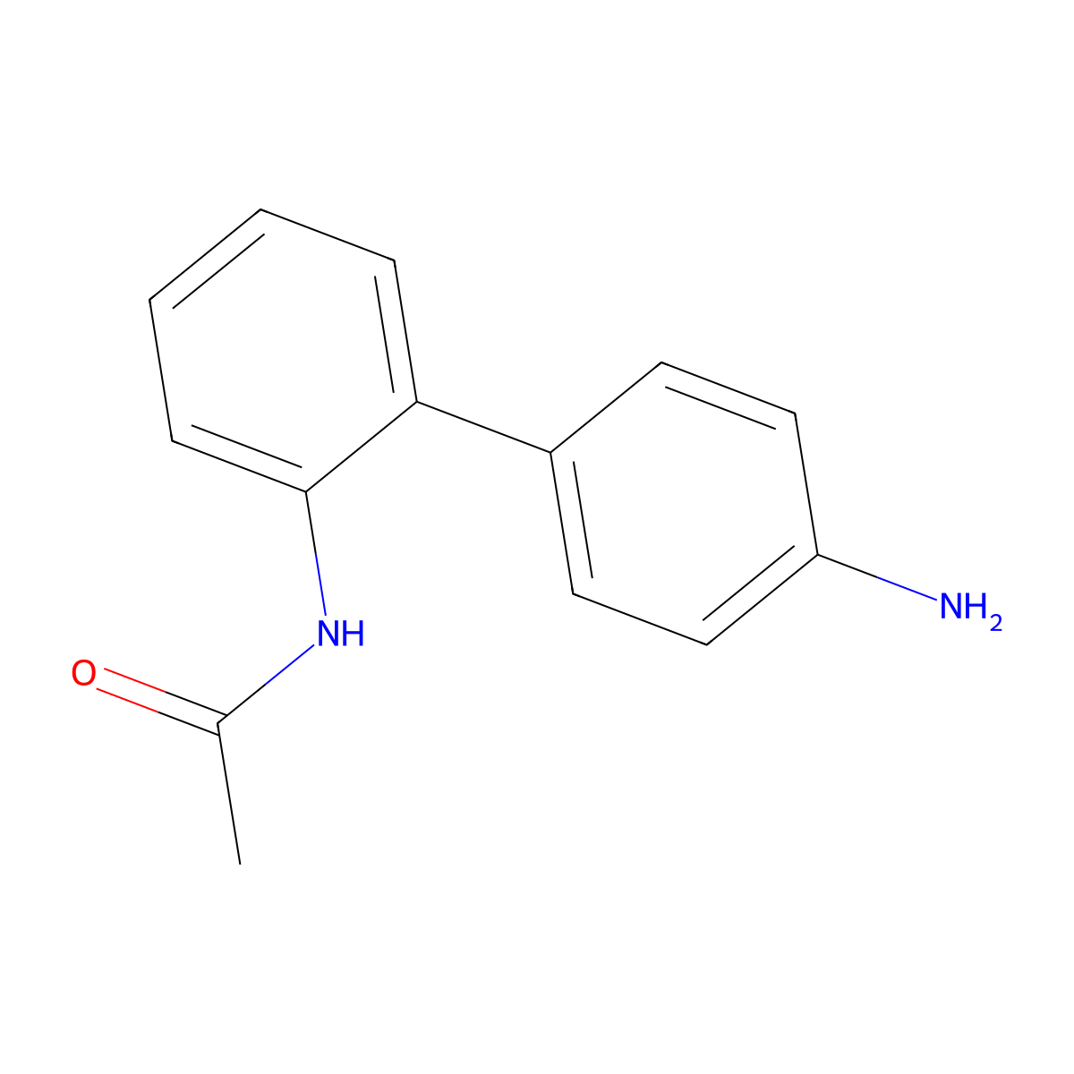 N-(4'-amino-[1,1'-biphenyl]-2-yl)acetamide molecular structure, CAS 53059-26-0