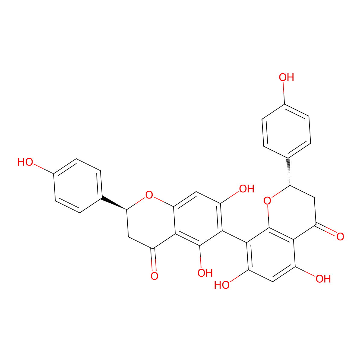 Rhusflavone molecular structure, CAS 53060-72-3