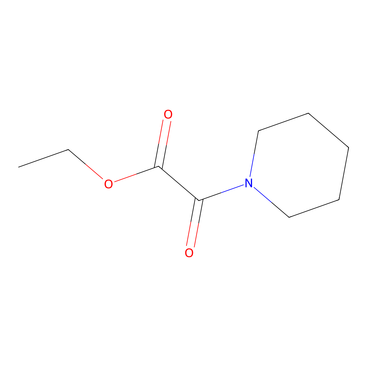 Ethyl Oxo(Piperidin-1-Yl)Acetate molecular structure, CAS 53074-96-7