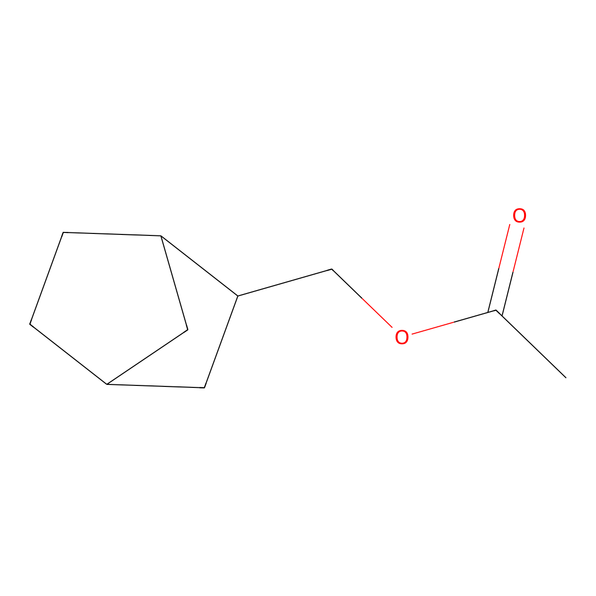 Bicyclo[2.2.1]heptane-2-methanol, 2-acetate molecular structure, CAS 53075-46-0