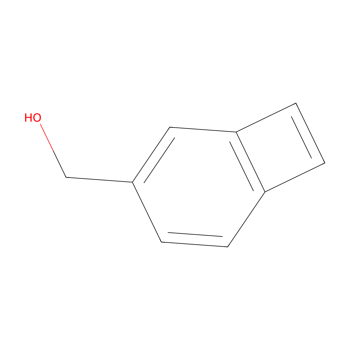 4-Hydroxymethylbenzocyclobutene molecular structure, CAS 53076-11-2