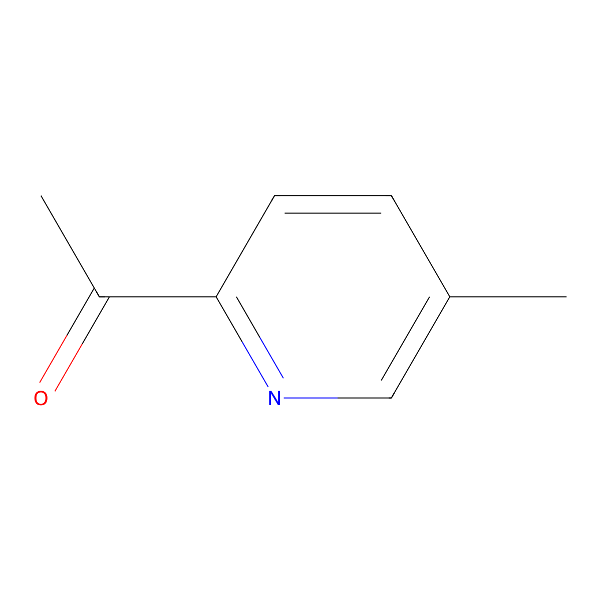 1-(5-Methyl-2-pyridinyl)ethanone molecular structure, CAS 5308-63-4
