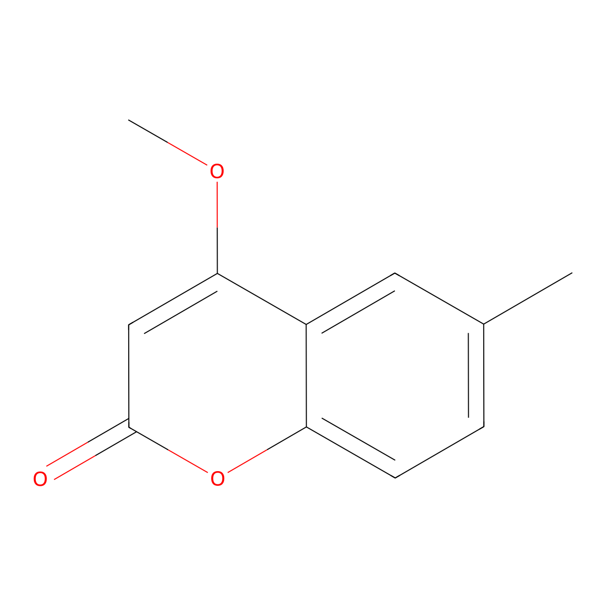 4-Methoxy-6-methyl-2H-chromen-2-one molecular structure, CAS 53091-71-7
