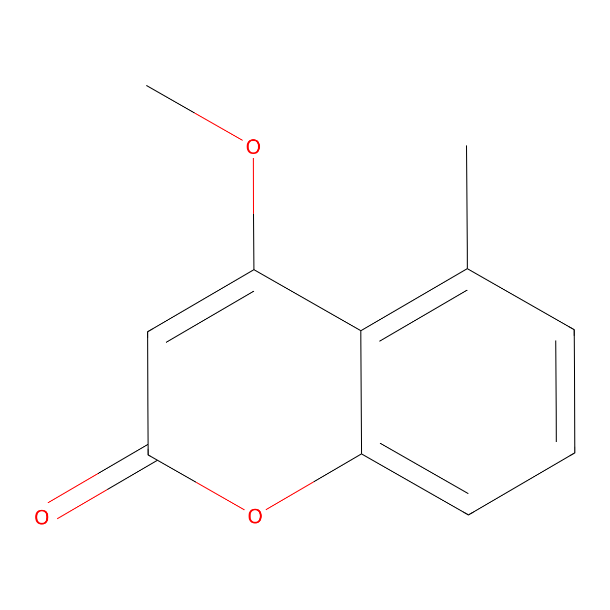 4-Methoxy-5-methyl-2H-chromen-2-one molecular structure, CAS 53091-74-0