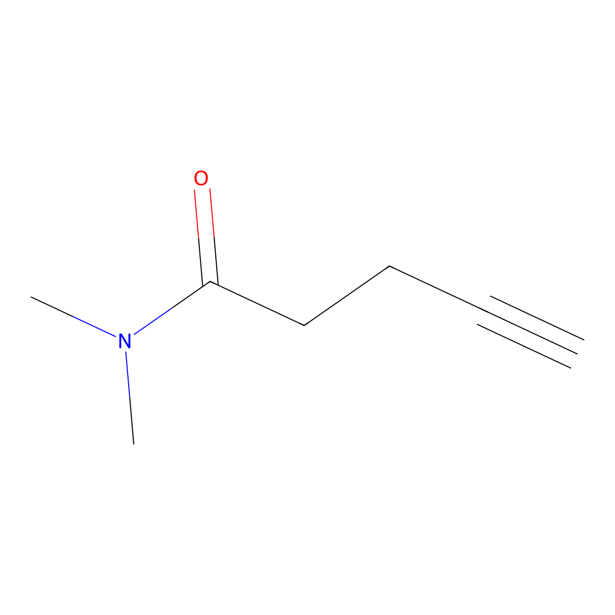 N,N-dimethylpent-4-ynamide molecular structure, CAS 53101-20-5