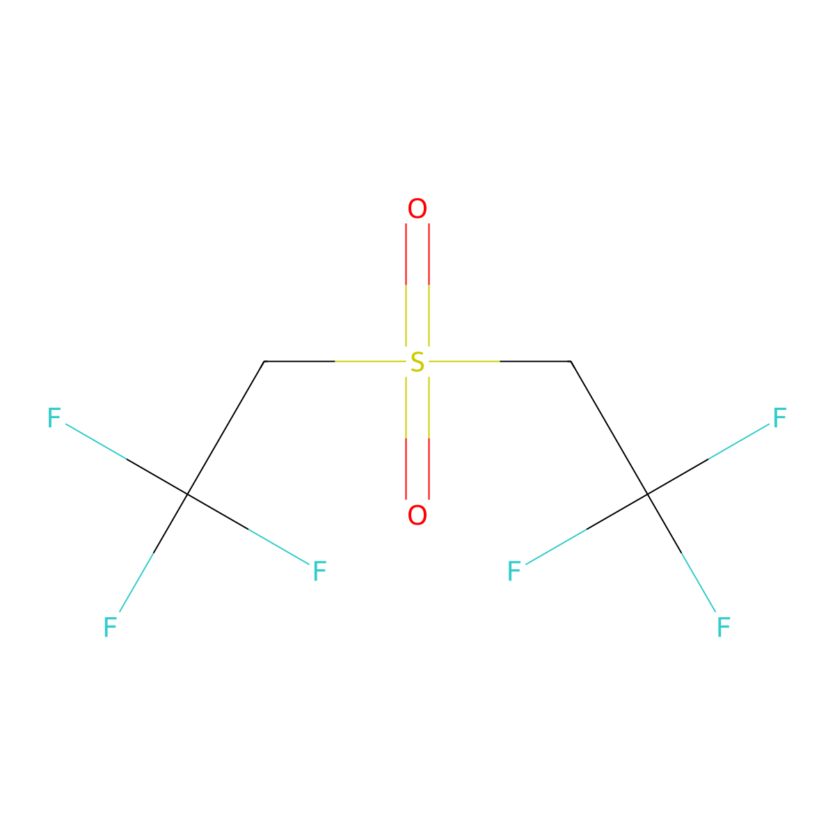 1,1'-Sulfonylbis[2,2,2-trifluoroethane] molecular structure, CAS 53105-47-8