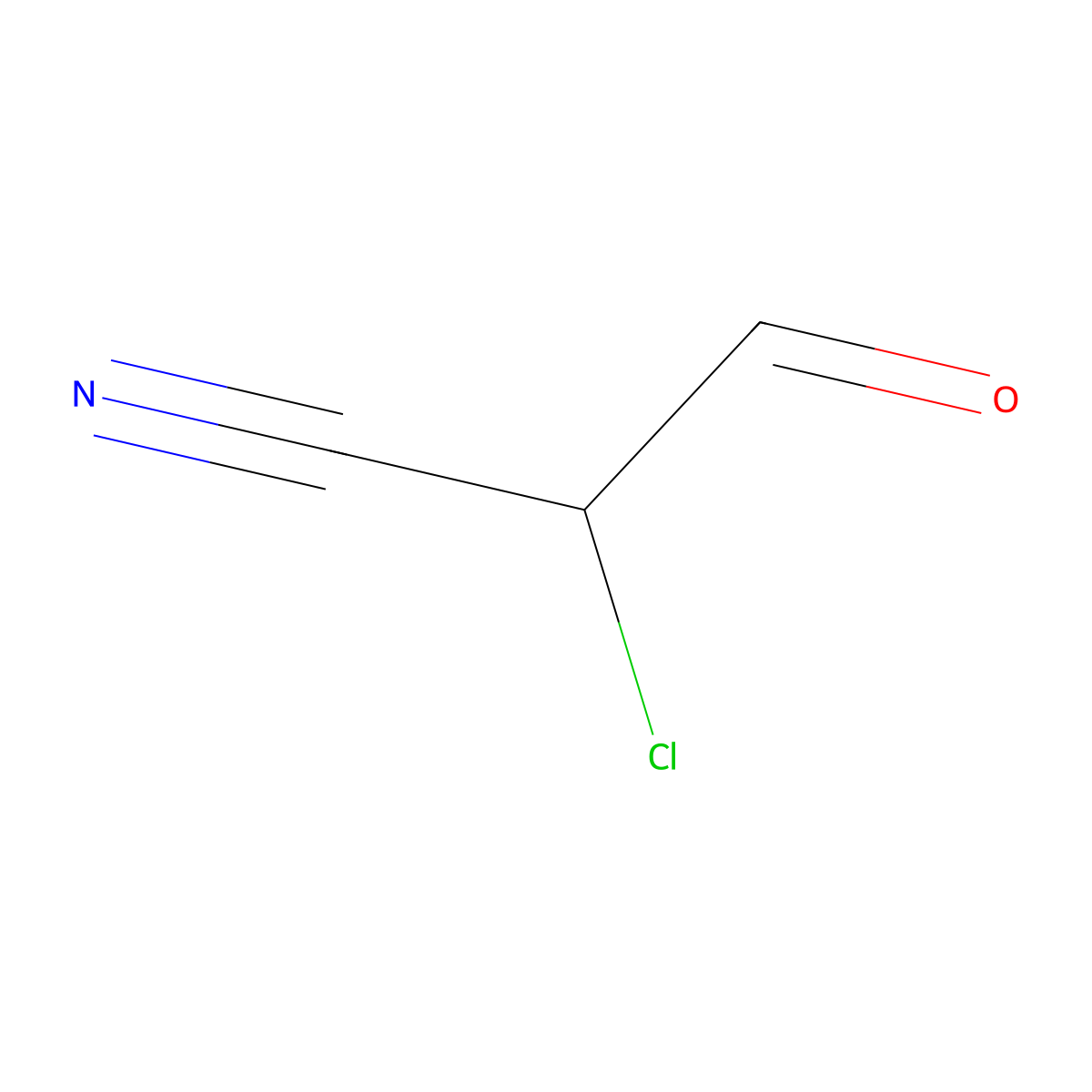 2-Chloro-3-oxopropanenitrile molecular structure, CAS 53106-70-0