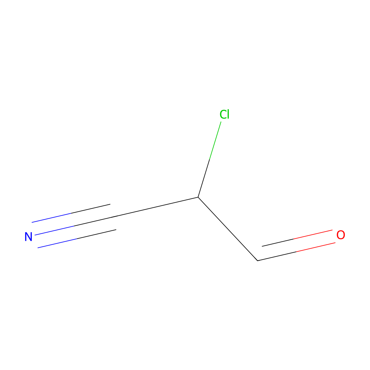 2-Chloro-3-oxopropanenitrile molecular structure, CAS 53106-70-0
