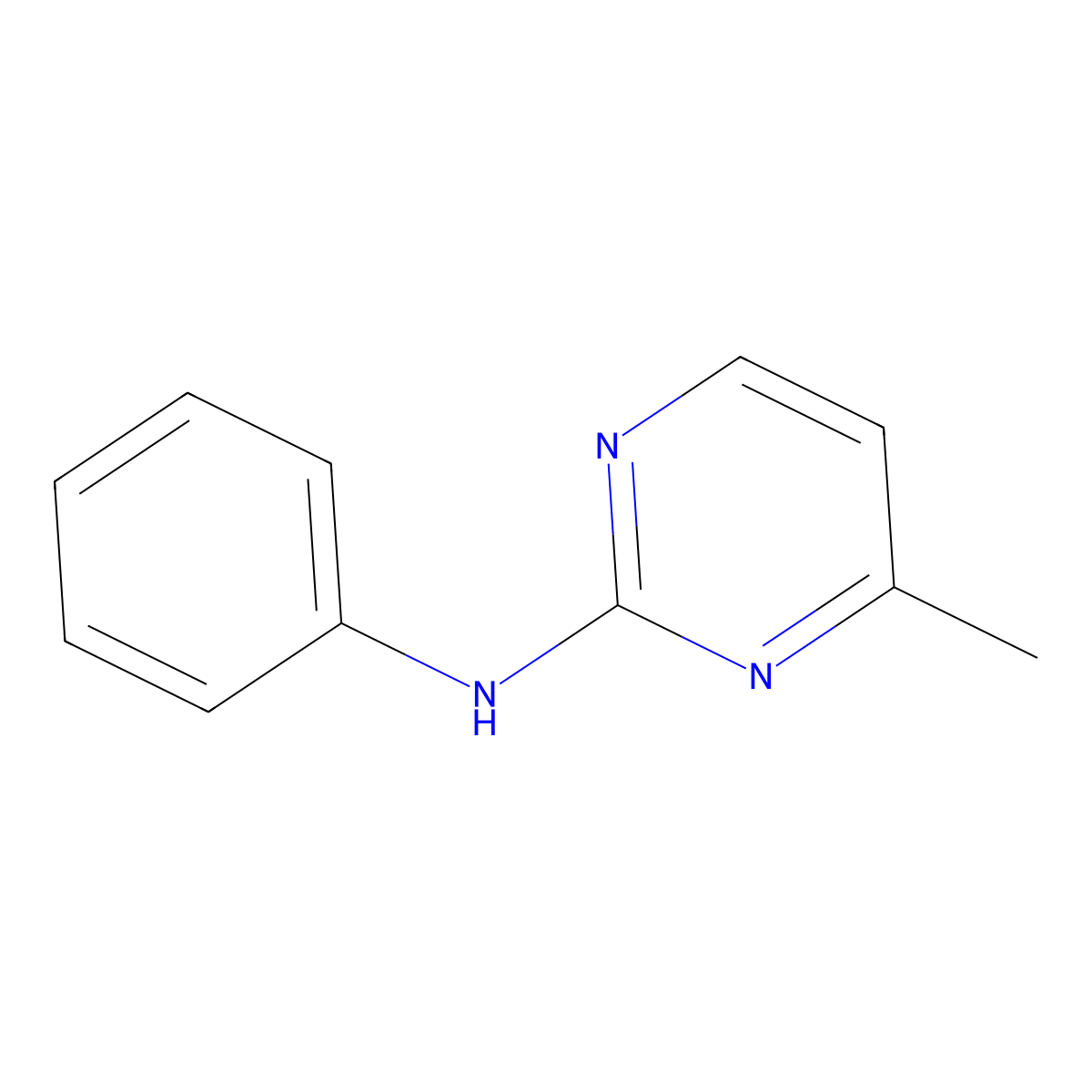 4-Methyl-N-phenylpyrimidin-2-amine molecular structure, CAS 53112-26-8