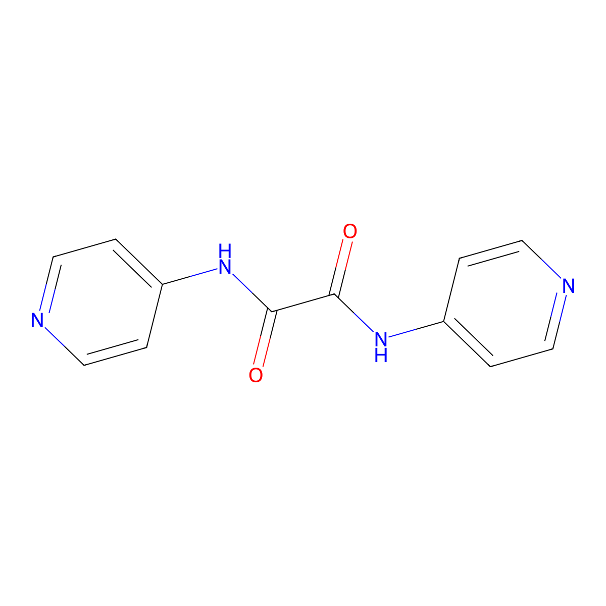 N1,N2-Di(pyridin-4-yl)oxalamide molecular structure, CAS 53118-43-7