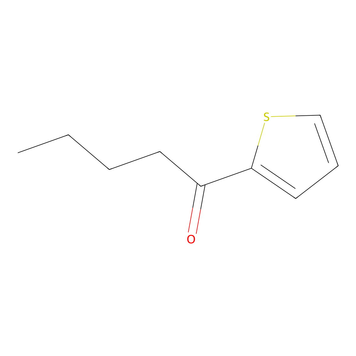 2-Pentanoylthiophene molecular structure, CAS 53119-25-8